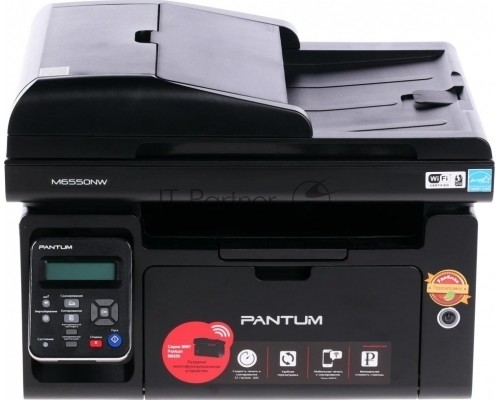 МФУ лазерный Pantum M6550NW, A4, ч/б, печ. до 22 стр/мин., скан. до 22 стр/мин., 1200x1200dpi, USB, RJ-45, Wi-Fi