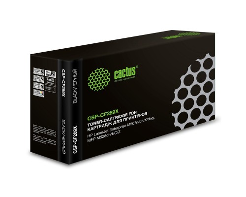 [расходные материалы] Картридж лазерный Cactus CSP-CF289X черный (10000стр.) для HP LJ M507/MFP M528