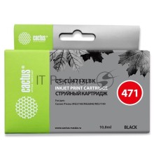 Картридж струйный Cactus CS-CLI471XLBK фото черный (10.8 мл) для Canon MG5740/MG6840/MG7740
