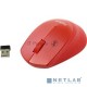 Мышь беспроводная Logitech M330 SILENT PLUS красный, 1000 dpi, радиоканал, USB, кнопки - 3
