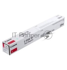 Картридж лазерный C-EXV 51 пурпурный (60 000 стр) для Canon imageRUNNER ADVANCE C5535, C5535i, C5540i, C5550i, C5560i