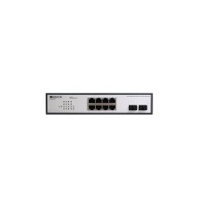 ORIGO OS2210FP/120W/A1A Неуправляемый PoE-коммутатор 8x1000Base-T PoE+, 2x1000Base-X SFP, PoE-бюджет 120 Вт
