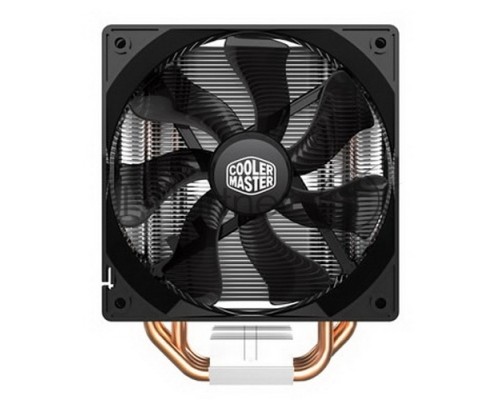 Кулер для процессора Cooler Master CPU Cooler Hyper 212 LED, Tower, 120mm 600-1600RPM PWM fan with Red LED, 4 x 6mm Direct Contact heatpipes, Full Socket Support