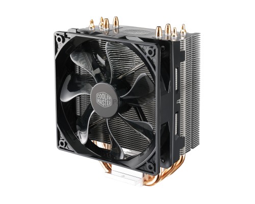 Кулер для процессора Cooler Master CPU Cooler Hyper 212 LED, Tower, 120mm 600-1600RPM PWM fan with Red LED, 4 x 6mm Direct Contact heatpipes, Full Socket Support
