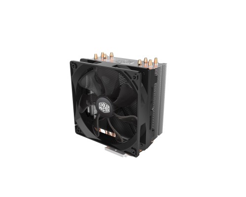 Кулер для процессора Cooler Master CPU Cooler Hyper 212 LED, Tower, 120mm 600-1600RPM PWM fan with Red LED, 4 x 6mm Direct Contact heatpipes, Full Socket Support