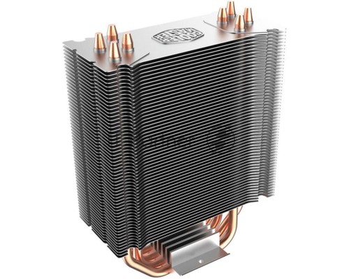 Кулер для процессора Cooler Master CPU Cooler Hyper 212 LED, Tower, 120mm 600-1600RPM PWM fan with Red LED, 4 x 6mm Direct Contact heatpipes, Full Socket Support