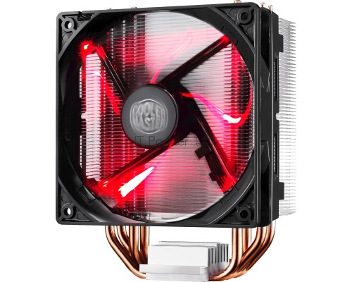 Кулер для процессора Cooler Master CPU Cooler Hyper 212 LED, Tower, 120mm 600-1600RPM PWM fan with Red LED, 4 x 6mm Direct Contact heatpipes, Full Socket Support