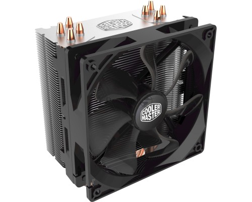 Кулер для процессора Cooler Master CPU Cooler Hyper 212 LED, Tower, 120mm 600-1600RPM PWM fan with Red LED, 4 x 6mm Direct Contact heatpipes, Full Socket Support