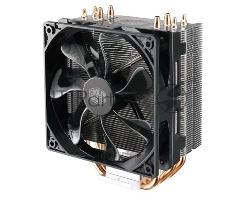 Кулер для процессора Cooler Master CPU Cooler Hyper 212 LED, Tower, 120mm 600-1600RPM PWM fan with Red LED, 4 x 6mm Direct Contact heatpipes, Full Socket Support