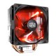 Кулер для процессора Cooler Master CPU Cooler Hyper 212 LED, Tower, 120mm 600-1600RPM PWM fan with Red LED, 4 x 6mm Direct Contact heatpipes, Full Socket Support