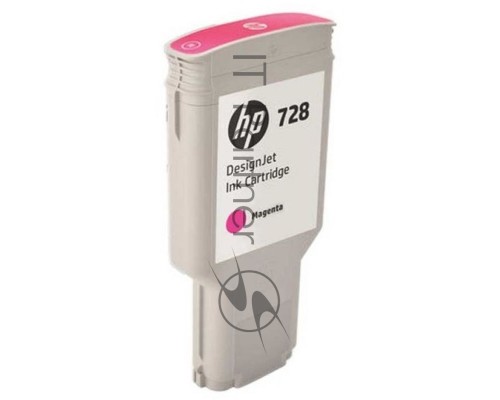 Картридж HP F9K16A (HP 728) для DesignJet T730, T830. Пурпурный. 300 мл.