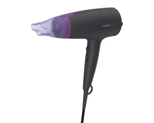 [Фен] PHILIPS BHD351/10 Фен,2100 Вт, черный/фиолетовый