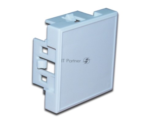 Заглушка Lanmaster 45x45 LAN-SIP-23B-WH (упак.:1шт) 1м белый