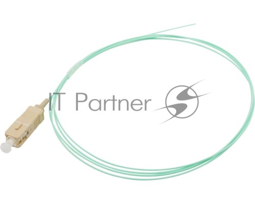 Кабель Pigtail Lanmaster LAN-PIG-SC/OM3-1.5 1.5x50/125 OM3 SC 2м ПВХ белый