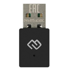 Digma DWA-BT5-AC600C AC600 Net Adapter WiFi + Bluetooth USB 2.0 (ant.int) 1ant. (pack:1pcs)