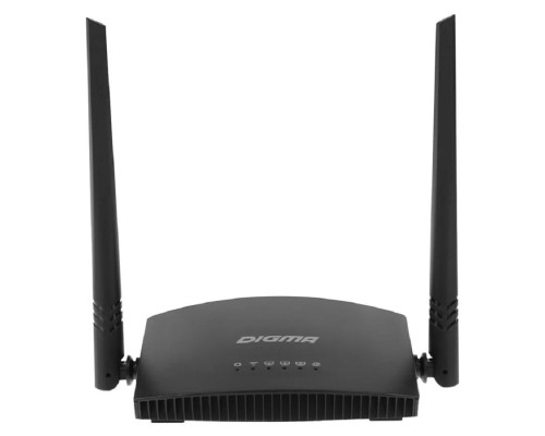 [Сетевое оборудование] Digma DWR-N301 Router wireless N300 10/100BASE-TX black (kit:1pcs)