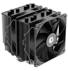 Cooler ID-Cooling SE-206-XT LGA20XX/1700/1200/115X/AM5/AM4 (8шт/кор, TDP 250W, PWM, черный, 6 тепл.трубок + медная база, 2 x FAN 120mm) RET