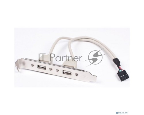 Планка в сист. блок на 2 USB2,0, Gembird 