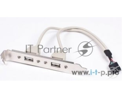 Планка в сист. блок на 2 USB2,0, Gembird 