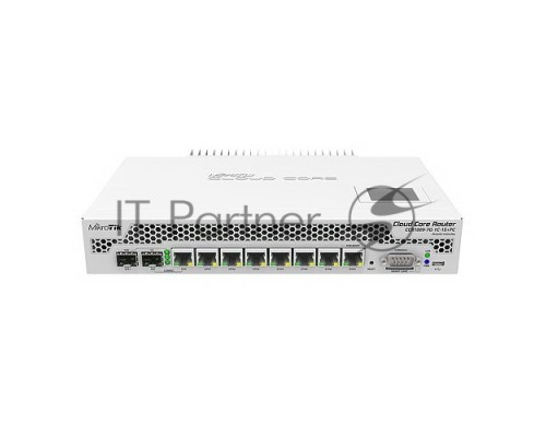 Маршрутизатор Mikrotik CCR1009-7G-1C-1S+PC with Tilera Tile-Gx9 CPU (9-cores, 1Ghz per core), 2GB RAM, 7xGbit LAN, 1x Combo port (1xGbit LAN or SFP), 1x SFP+ cage, RouterOS L6, LCD panel, passive cooling desktop en
