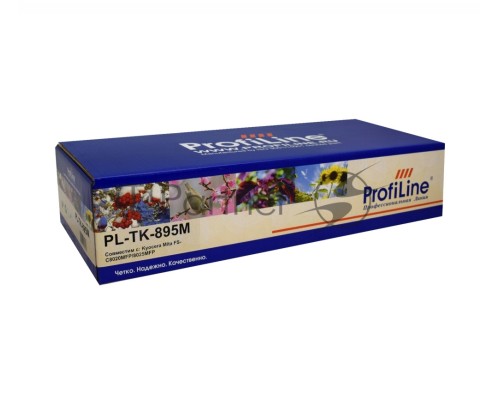 Картридж PL-TK-895M  для Kyocera Mita FS-C8020MFP/8025MFP/8525MFP Magenta 6000 копий ProfiLine     