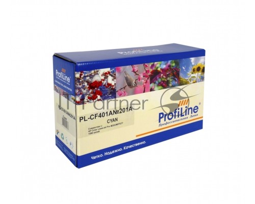 Картридж PL-CF401A №201A для принтеров HP Color LaserJet Pro M252/MFP277 1400 копий Cyan ProfiLine