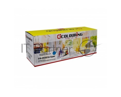 Картридж Colouring CG-CE321A голубой (1300 стр.) для принтеров HP LJ CP1525N/CP1525NW/CM1415/1415fnw