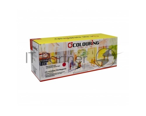 Картридж Colouring CG-CC533A/718 пурпурный (2800 стр.) для HP LJ CP2025/CM2320/Canon LBP-7200C/7210CDN/MF8330CDN