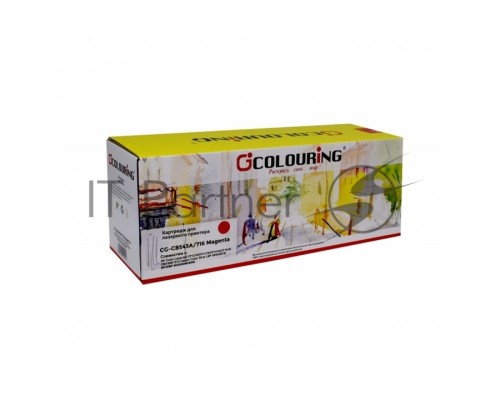 Картридж Colouring CG-CB543A/716 Magenta (1400 стр.) для принтеров HP Color LaserJet CP1210/CP1215/CP1510/CP1518/CM1300/1312/Canon Color Shot LBP 5050/5970/5975/MF-8030/8040/8050