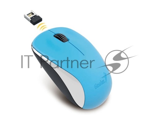 Мышь Genius беспроводная NX-7000 (голубая, BlueEye 1200dpi)    
