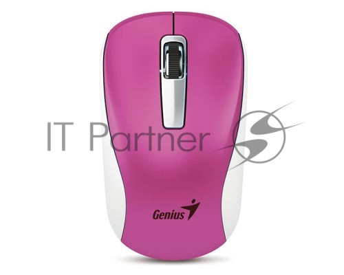 Мышь Genius беспроводная NX-7010 (малиновый металлик, BlueEye 1200dpi)