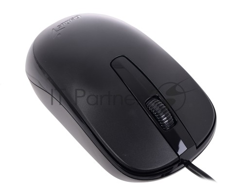 Мышь проводная Genius DX-120 черный, 1000 dpi, USB, кнопки - 3
