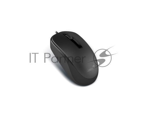 Мышь проводная Genius DX-120 черный, 1000 dpi, USB, кнопки - 3