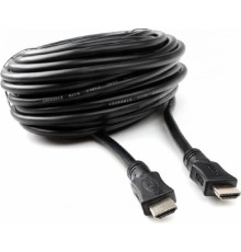 Кабель HDMI Cablexpert 19M/19M, v2.0, серия Light, позол.контакты, экран, 20м, черный, пакет (CC-HDMI4L-20M)
