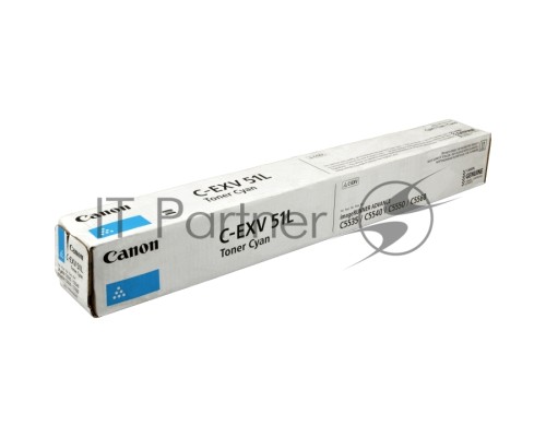 Картридж лазерный C-EXV 51L голубой (26000 стр) для Canon iR Advance C5535/ C5540i / C5550i / C5560i