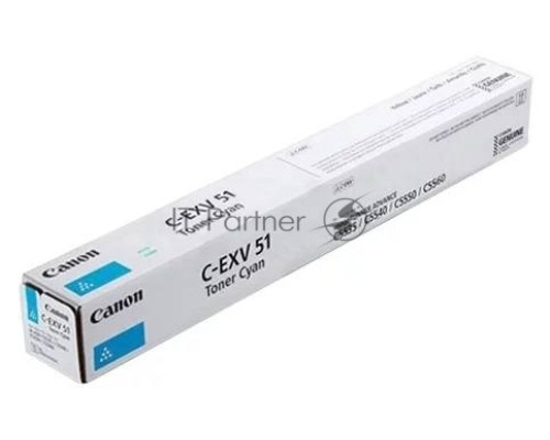 Картридж лазерный C-EXV 51L голубой (26000 стр) для Canon iR Advance C5535/ C5540i / C5550i / C5560i