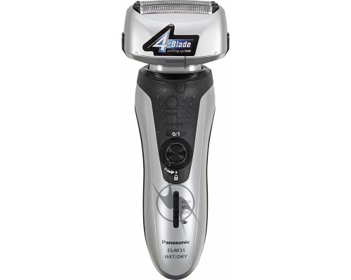 Электробритва Panasonic ES-RF31-S520 сух./влаж. брит, сам. под стр. воды, аккум., триммер, стой. для зарад., 3 ступ. инд. зар. 4 дугооб. сеток