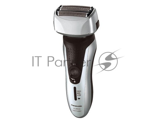 Электробритва Panasonic ES-RF31-S520 сух./влаж. брит, сам. под стр. воды, аккум., триммер, стой. для зарад., 3 ступ. инд. зар. 4 дугооб. сеток
