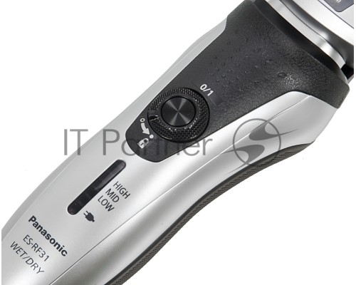 Электробритва Panasonic ES-RF31-S520 сух./влаж. брит, сам. под стр. воды, аккум., триммер, стой. для зарад., 3 ступ. инд. зар. 4 дугооб. сеток