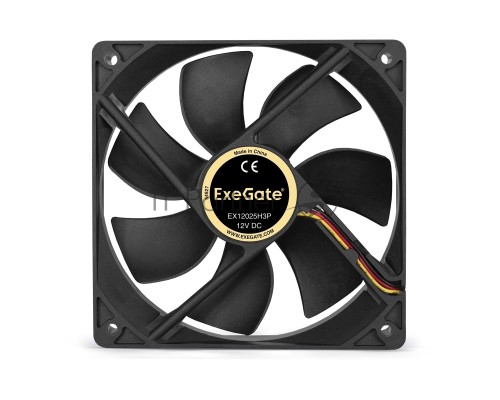 Вентилятор ExeGate EX253951RUS Mirage-H 120x120x25 гидродинамический подшипник, 1200RPM, 23dB, 3pin