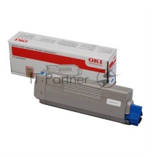 Картридж лазерный Oki C612 голубой 6K