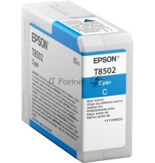 Картридж EPSON T8502 (C13T850200) голубой (80 мл.) для SureColor SC-P800
