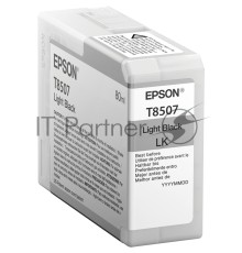 Картридж EPSON T8507 серый (80 мл) для SureColor SC-P800