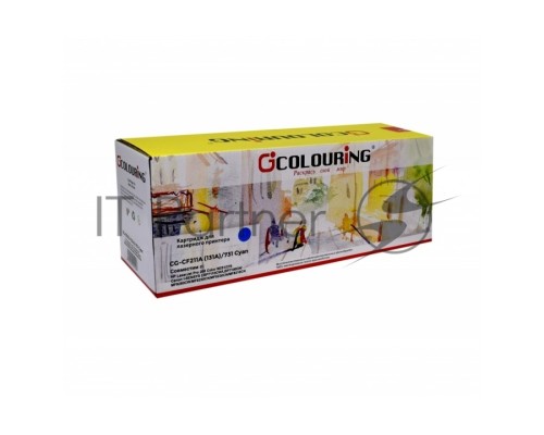 Картридж Colouring CG-CF211A (131A)/731 голубой (1800 стр.) для принтеров HP LaserJet Pro 200 Color M251/276 Canon i-SENSYS LBP7110CW/LBP7100CN/MF8280CW/MF8250CN/MF8230CN/MF8210CN
