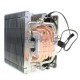 Кулер CROWN CM-5 (Для Intel и AMD,TDP до 187 Ватт,5шт. теплопроводных трубок,Синяя светодиодная подсветка,Гидродинамическии? подшипник,Размер: 148*126*85 мм)