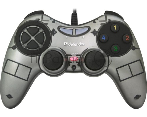 Геймпад Defender Zoom USB Xinput, 10 кнопок, 2 стика