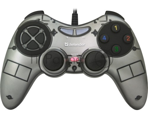 Геймпад Defender Zoom USB Xinput, 10 кнопок, 2 стика