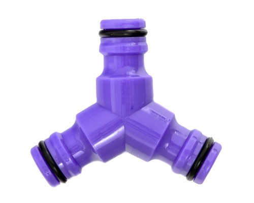 [Тройники ] Тройник для разветвления или соединения, штуцерный, пластмассовый// Palisad [66468]