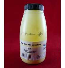 Тонер HP CLJ 1600/2600 Yellow, химический (фл. 80г) B&W Premium (Mitsubishi) фас. России