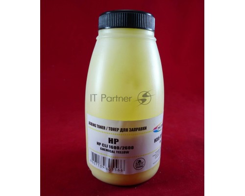 Тонер HP CLJ 1600/2600 Yellow, химический (фл. 80г) B&W Premium (Mitsubishi) фас. России Тонер HP CLJ 1600/2600 Yellow, химический (фл. 80г) B&W Premium (Mitsubishi) фас. России